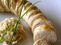 Boudin blanc aux échalotes-image