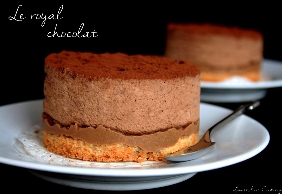 Le Royal Au Chocolat Ou Trianon Entremet Recette Par Amandine Cooking