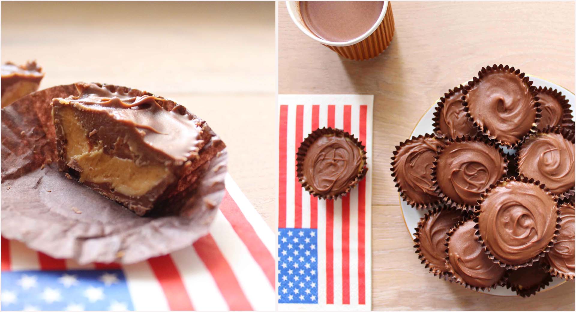 Reese S Maison Bouchees Au Chocolat Et Beurre De Cacahuete Recette Par Royal Chill