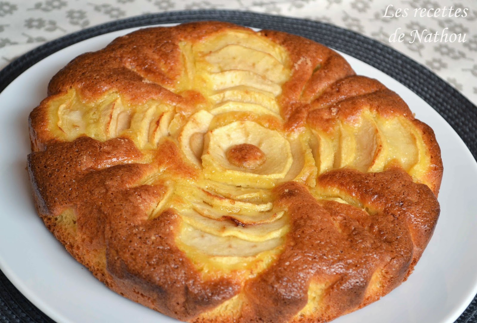 Gateau Aux Pommes A La Cassonade Recette Par Ma Cuisine Au Fil De Mes Idees