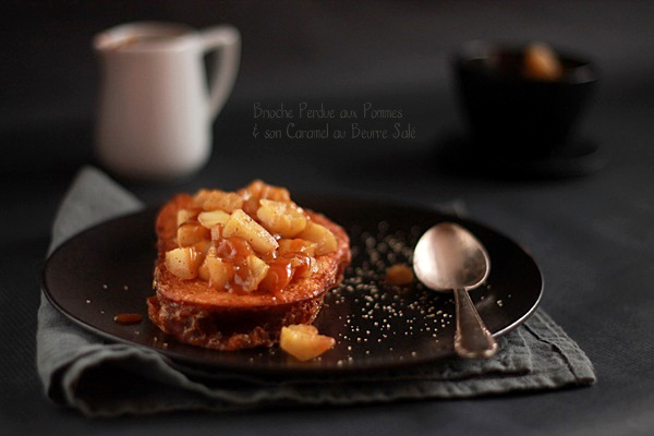 Brioche Perdue Aux Pommes Et Son Caramel Au Beurre Sale Recette Par Maryse Cocotte