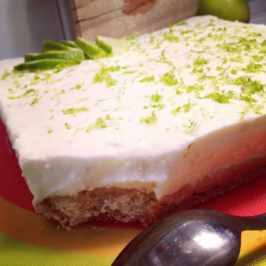 Lime Cheesecake A La Faisselle Recette Par Papa En Cuisine