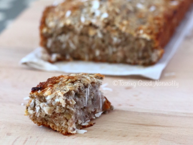 Cake Banane Noix De Coco Recette Par Tasting Good Naturally