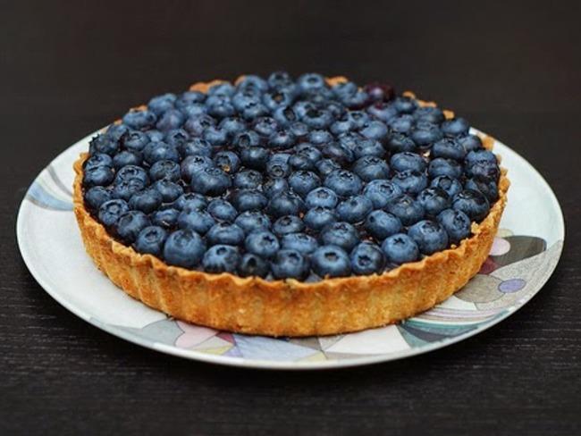 Tarte aux myrtilles sans crème, au naturel - Recette par Cuisine maison ...