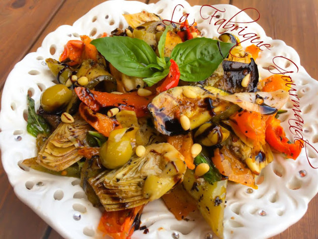 Salade Legumes Du Soleil Grilles Recette Par La Fabrique Gourmande