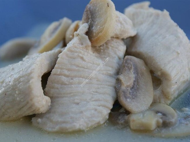 Escalope De Dinde A La Creme Et Aux Champignons Au Thermomix
