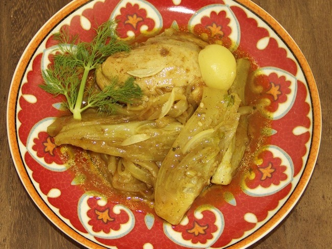 Tajine De Poulet Au Fenouil Zestes De Citron Confit Recette Par