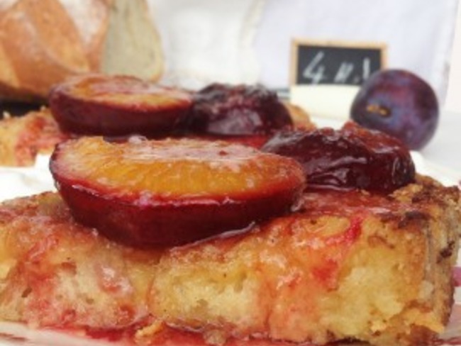 Pain Perdu Amande Cardamone Et Prunes Roties Au Miel Recette Par