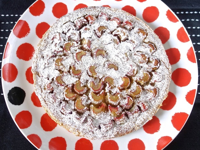 Tarte à La Rhubarbe à Litalienne