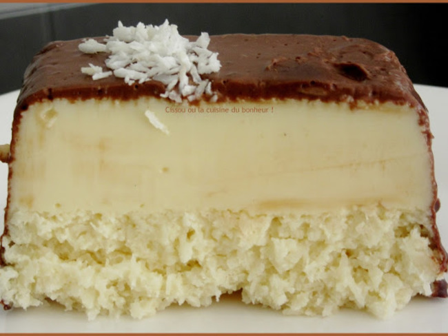 Flan Coco Chocolat Comme Un Bounty Recette Par Cissou