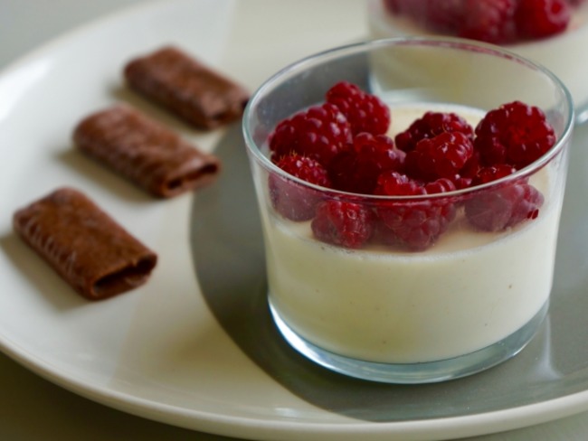 Panna Cotta Aux Framboises Recette Par Marcel En Cuisine
