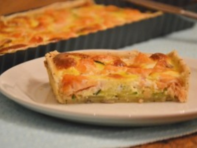 Tarte Saumon Courgettes Recette Par Miss Tchiiif