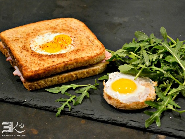 Croque Madame Aux Oeufs De Caille Recette Par Kaderick