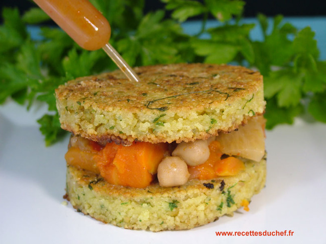 Couscous Burger - Recette par Recettes du Chef
