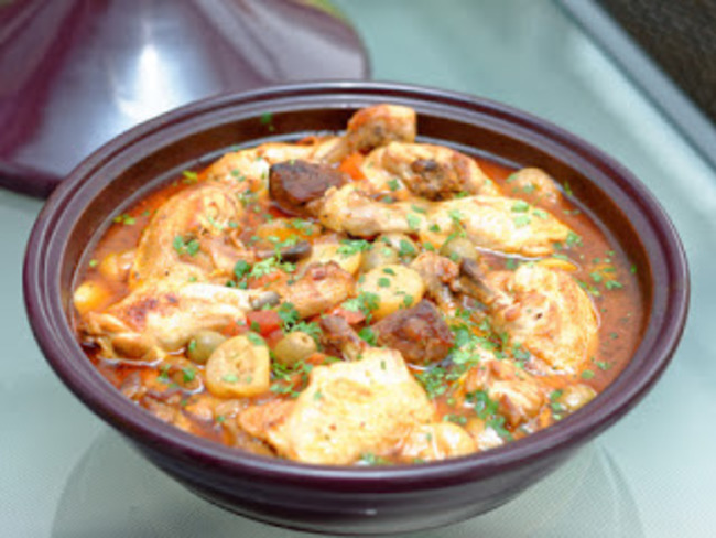 Tajine De Poulet Et D Agneau Aux Citrons Confits Recette Par Ma