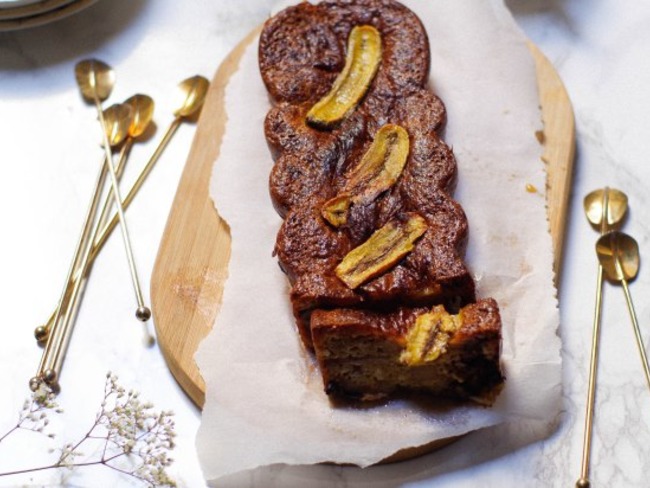 Cake Banane Chocolat Et Noix Recette Par Marine Is Cooking