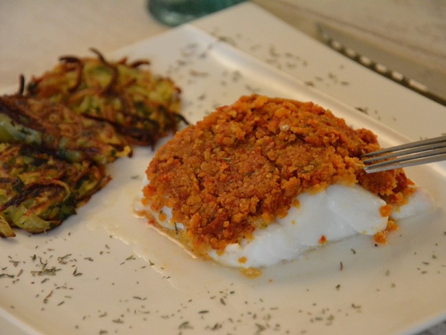 Dos De Cabillaud En Croute De Chorizo Recette Par Flo Au Fil Du Thym