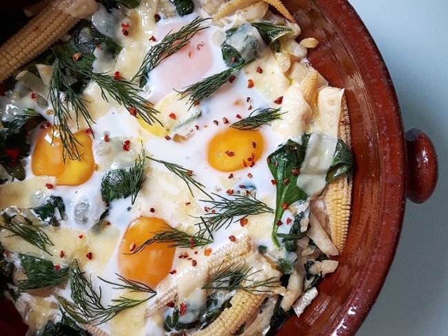Fenouil Epinards Et Oeufs Au Four Recette Par Gratinez
