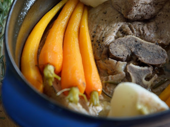Rouelle De Porc Aux Carottes Et Navets Nouveaux Recette Par Une