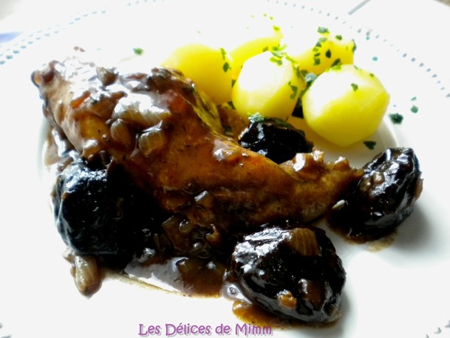 Cuisses De Lapin Aux Pruneaux Et A La Biere Recette Par Mimm