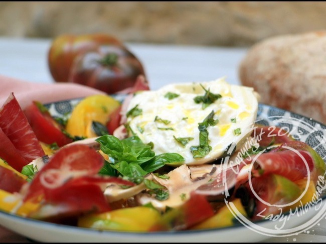 Salade De Lentilles Corail Et Burrata A L Italienne Recette Par