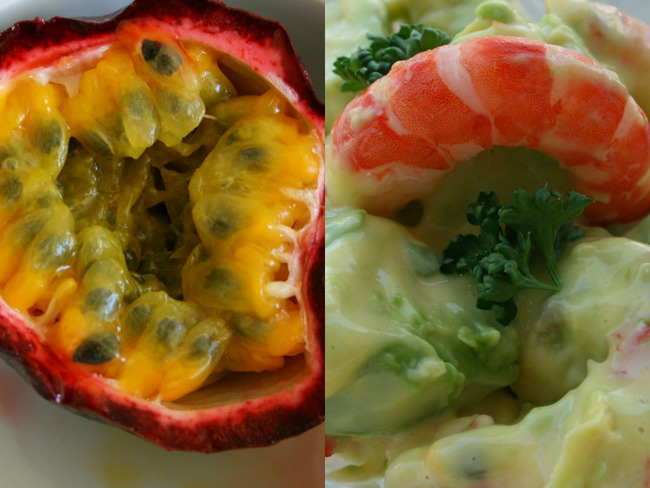 Verrine Avocat Crevettes Et Fruit De La Passion Recette Par