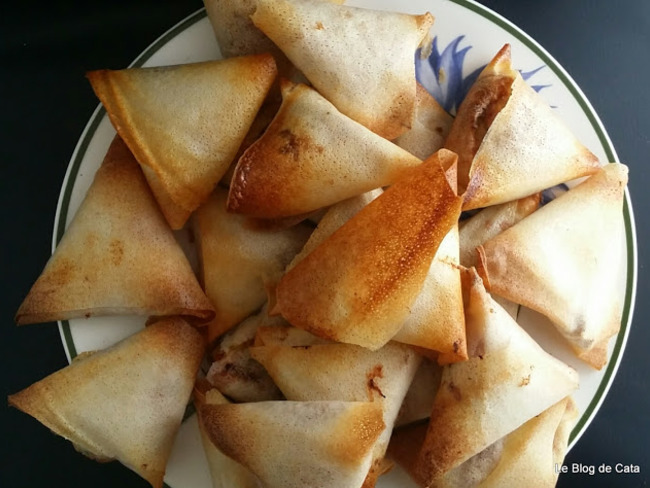 Samoussas aux pommes de terre,thon et ricotta - Recette par Catalina