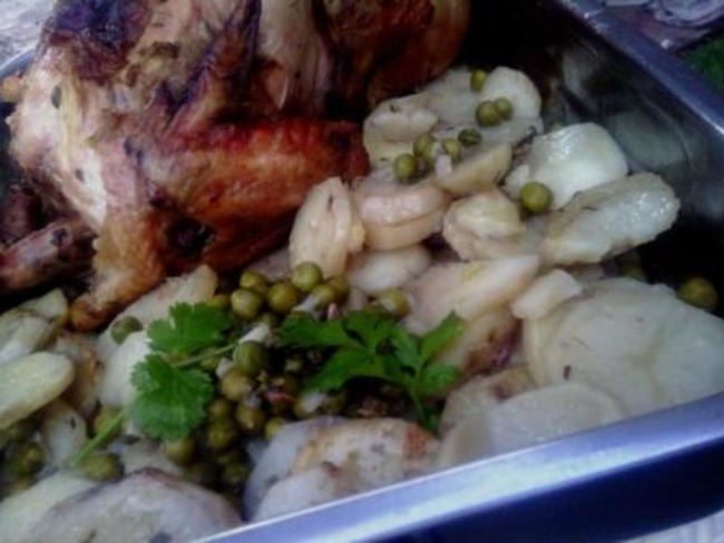 Poulet Au Four Moutarde Herbes De Provence Et Coriandre