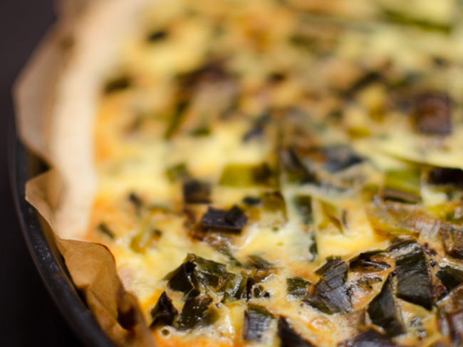 Quiche Aux Poireaux Au Thon Et A La Moutarde A L Ancienne