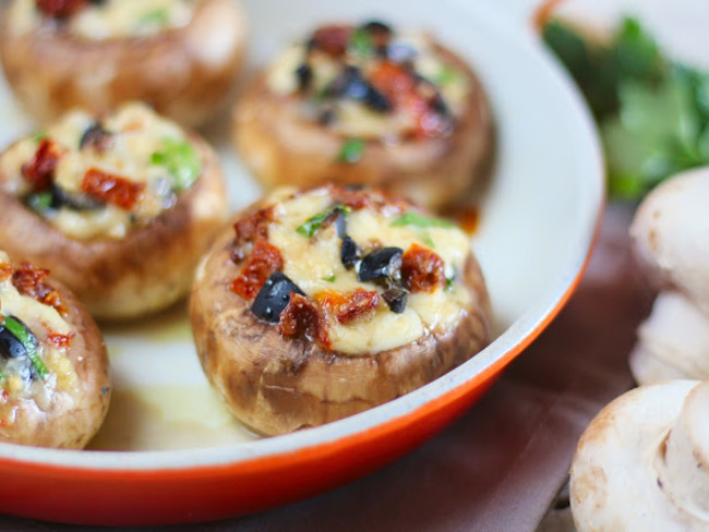 Champignons Farcis A L Italienne Recette Par Aux Delices De