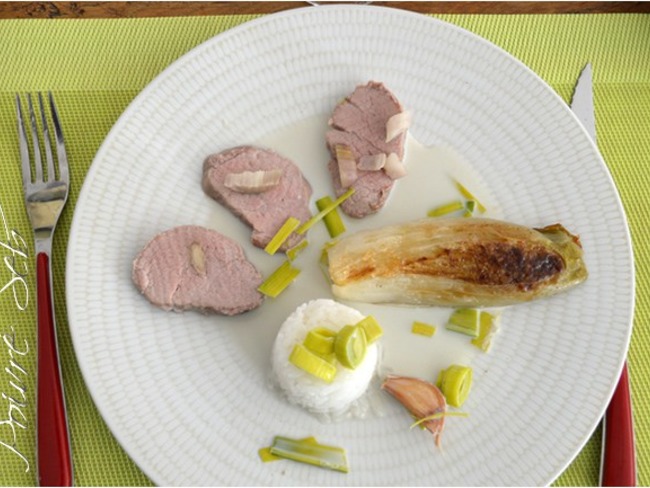 Filet De Veau Cuit Au Lait Et Ses Petits Poireaux Recette Par