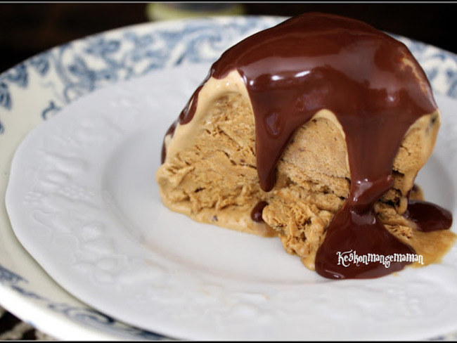 Mousse De Mascarpone Glacee Au Cafe Sauce Chocolat Recette Par