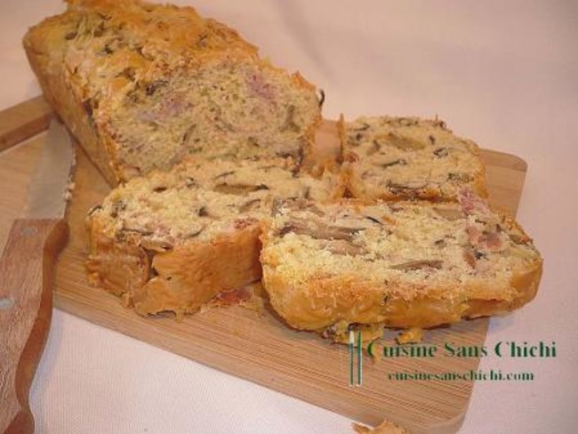 Cake Au Jambon Cru Et Champignons De Paris Recette Par Cuisine