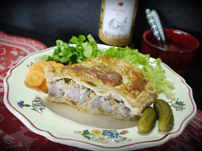 Tourte Alsacienne à La Viande Et Au Riesling Tourte Alsacienne au Riesling - Recette par Les Recettes de l'Alsacienne