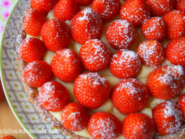 Tarte Aux Fraises A La Creme Patissiere Recette Par