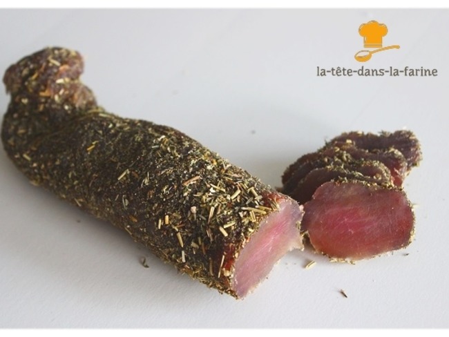 Filet mignon de porc séché maison - Recette par La tête dans la farine