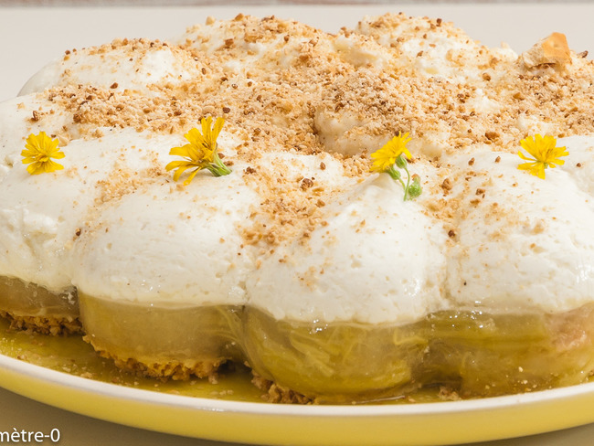 Gateau A La Rhubarbe Et Au Yaourt Grec Recette Par Kilometre 0
