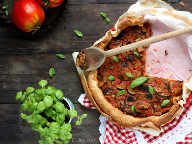 Tarte Tomate Courgette Et Aubergine Recette Par Déliacious