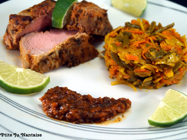 Filet Mignon De Porc Marine Et Achards De Legumes Recette Par La