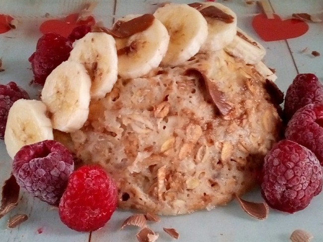 Bowl Cake Flocons D Avoine Banane Chocolat Coco Recette Par