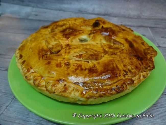Tourte Aux Champignons De Paris Girolles Et Chanterelles