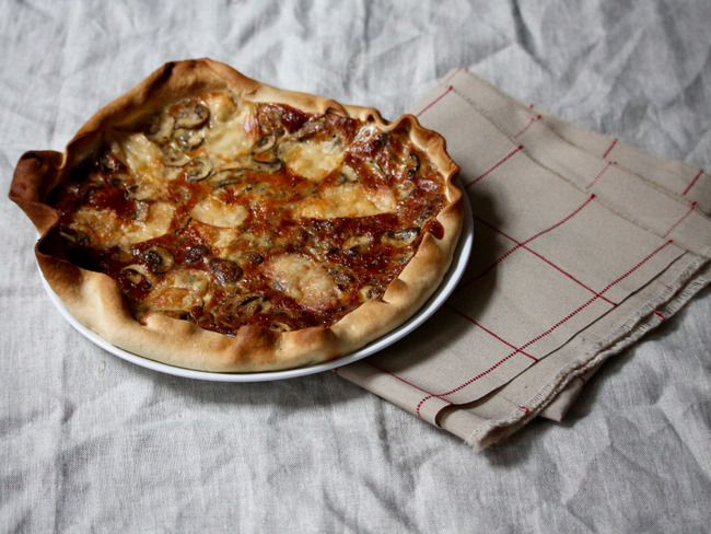 Quiche Aux Champignons De Paris Creme De Truffe Et Parmesan