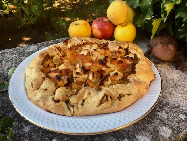 Tarte Rustique Pommes Coings Recette Par La P Tite Cuisine De
