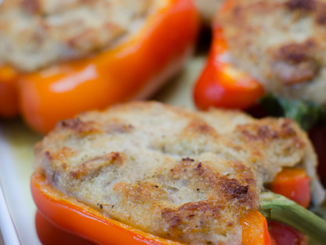 Poivrons Farcis Au Thon Et Au Parmesan Recette Par Piratage