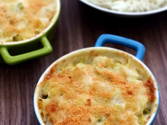 Gratin De Cabillaud Et Poireaux A La Moutarde Recette Par