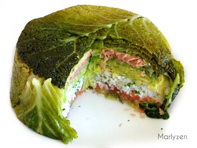 Chou Farci Au Saumon Recette Par Marlyzen