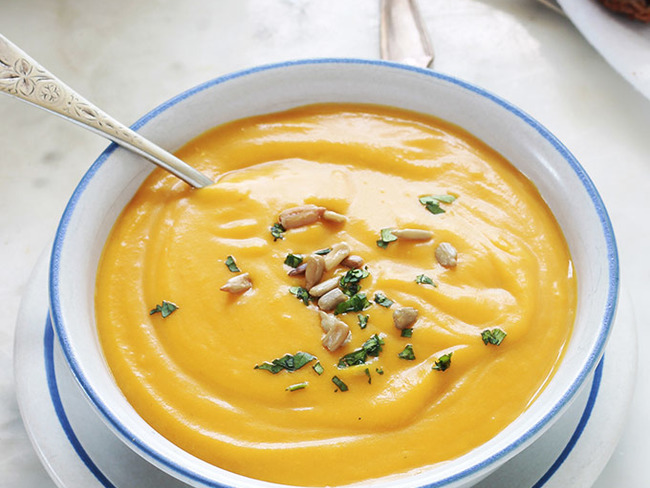 Veloute Au Butternut Curry Et Lait De Coco Recette Par Cuisine