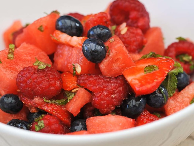 Salade De Fruits Rouges Recette Par Framboize