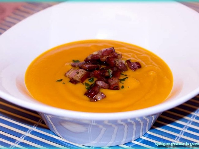 Velouté de patates douces au lait de coco - Recette par