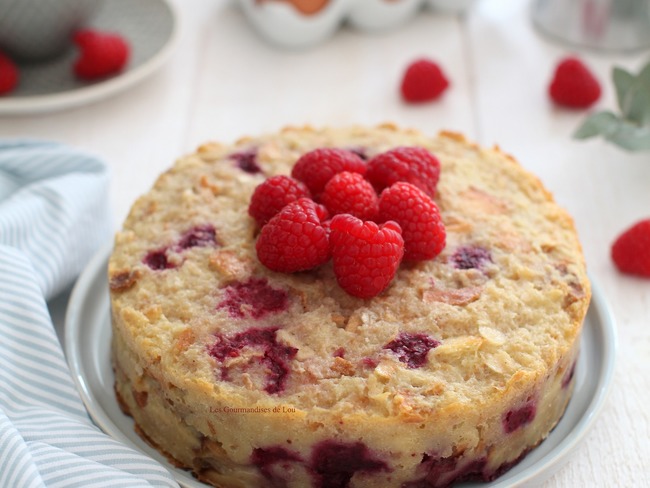 Gateau De Pain Perdu Aux Framboises Recette Par Les Gourmandises